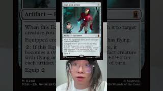 IS IRON MAN ARMOR THE NEW URZA'S SAGA?? BROKEN IN AFFINITY COMMANDER? #NOTMTGAMBASSADOR #MARVELMTG