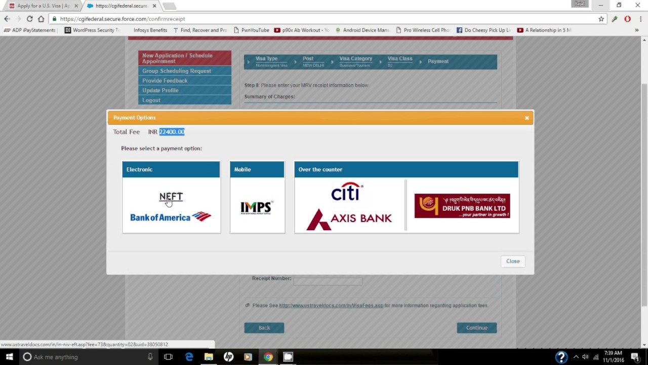 How to Book US Tourist Visa OFC/Interview Appointment