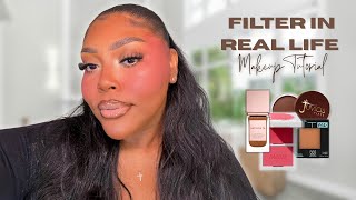 LOOK LIKE A FILTER IN REAL LIFE | Full Face Of My Favorite Makeup Products (Oily Skin Approved)