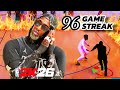 I PULLED UP ON A 96 GAME STREAK ON NBA2K26 THIS GAME WAS CRAZY
