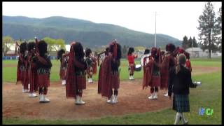 preview picture of video 'The Trail Pipe Band at the Grand Forks Spring Fling 2012'