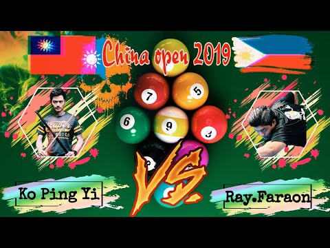 【Pool Live】China Open 2019 - Ko Ping Yi(柯秉逸) Vs Raymund Faraon - Race to 9
