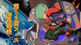【スプラトゥーン3】第16回フェス結果発表！！世界はどうなる？