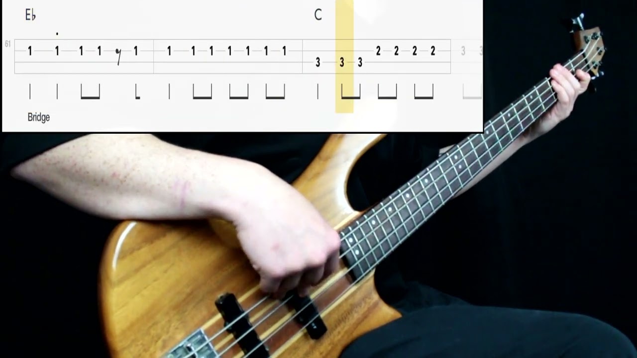 The O'Jays - Love Train (Bass Cover) (Play Along Tabs In Video)