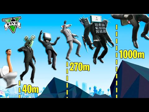 TV MAN vs CAMERAMAN vs SIRENMAN JUMB CHALLENGE in GTA 5 | Gta 5 tamil | Skibidi Toilets | Gta 5 mods