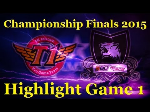 SKT T1 vs KOO Tigers Game 1 | Highlights game 1 | League of Legends World Championship Finals 2015