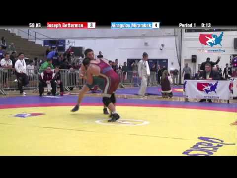 GR 59 KG - SF - Joseph Betterman (Army) vs. Mirambek Ainagulov (KAZ)