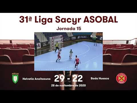 31ª Liga Sacyr ASOBAL J15: Helvetia Anaitasuna - Bada Huesca 29-22