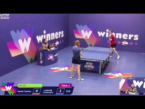 Winners League  13.02.21  Gasiul Tatiana - Lushchik Anastasiia  16:30
