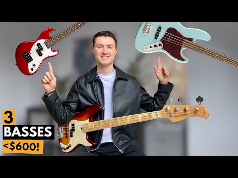 3 Best Bass Guitars Under $600 for Beginners (Value & Tone!)