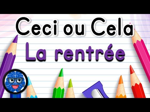 PAUSE ACTIVE: Ceci ou Cela  La rentrée (APQ) - Brain Break: This or That Back to School (DPA)