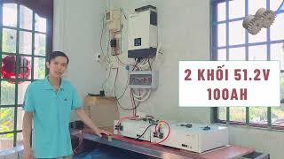 Add 2 Narada 51.2v 100AH ​​Storage Batteries For Luxpower SNA 6KW Inverter, Solved The Problem