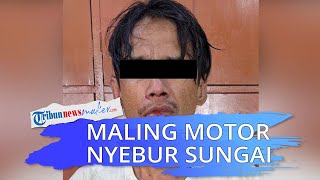 Ditinggal Kabur, Maling Sepeda Motor di Surabaya Ceburkan Diri ke Sungai Kedung Cowek