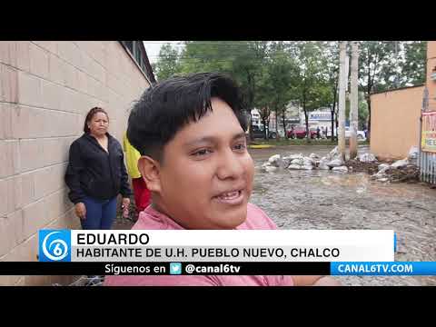Video: En menos de un mes tres veces desborda canal e inunda de lodo y basura a Pueblo Nuevo, Chalco