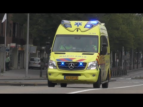 A1, Otaris Ambulance 13-109 Amsterdam [Post West] naar melding in Amsterdam