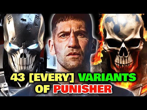 43 (Every) Terrifying & Deadly Punisher Variants - Explored In Detail With Backstories!
