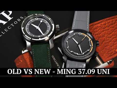MING's latest diver compared with their first - MING 37.09 Uni vs MING 18.01 h41