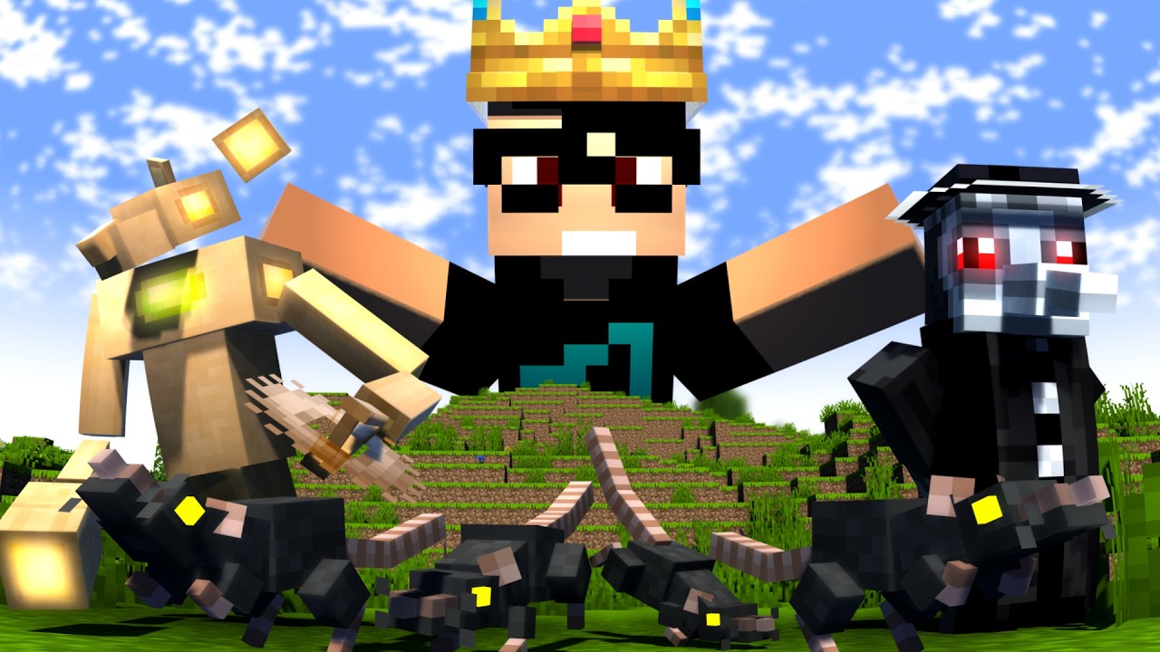 SOBREVIVI 200 DIAS COMO REI DOS RATOS NO MINECRAFT - O FILME