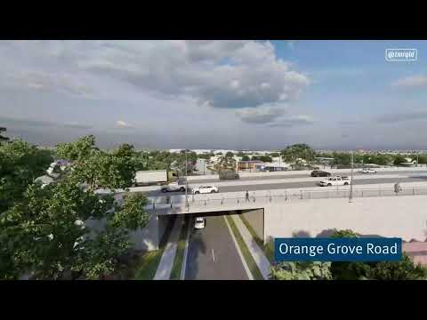 Boundary Road (Coopers Plains), rail level crossing (Option 1)