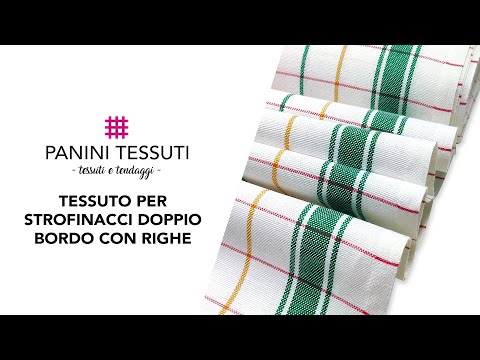 Strofinaccio Sergio In Cotone 100% - 60x90 Cm, Con Banda Per Ricamo, Made In Italy, Verde - Foto 3