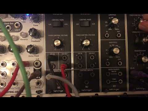 Пример использования модуля Behringer 961 Interface