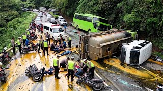 Download lagu Oil Spill Disaster on Extreme World Roads mp3