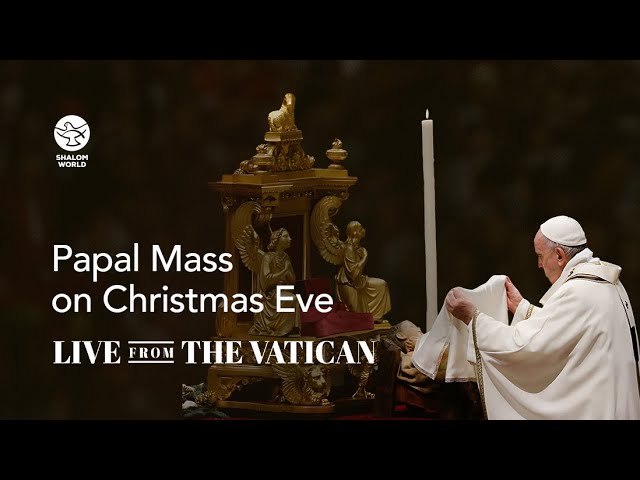 Holy Mass on the Eve of Christmas 24th December 2023 presided over by Pope Francis