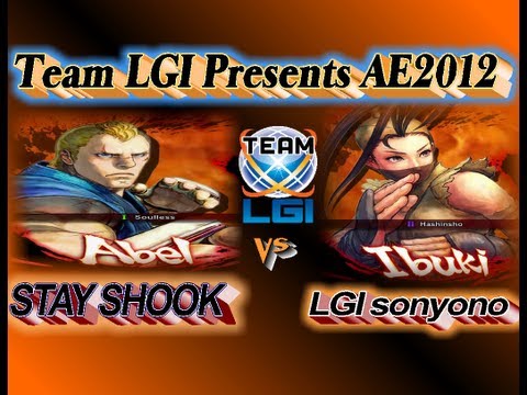 Team LGI Presents AE2012 : STAY SHOOK vs LGI sonyono