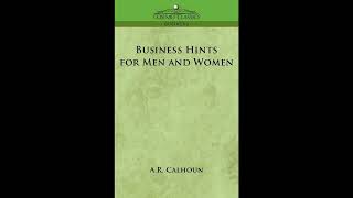 Business Hints for Men and Women