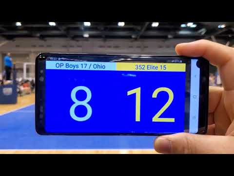 352 Elite 17 vs OP Boys 17 Schloemer / Ohio - 1st Set - Day 2