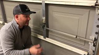 How to disable the manual latch on an automatic garage door