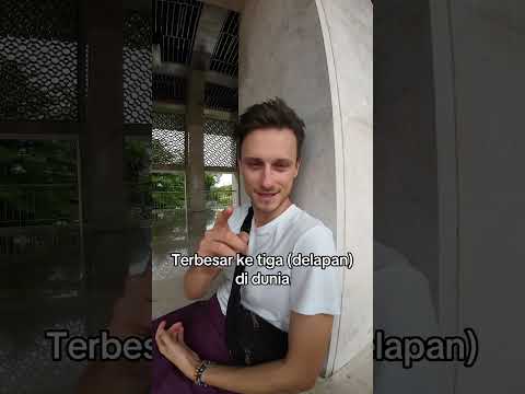 Bule pertama kali ke Masjid Istiqlal 🕌#Ramadan #Istiqlal #Bule