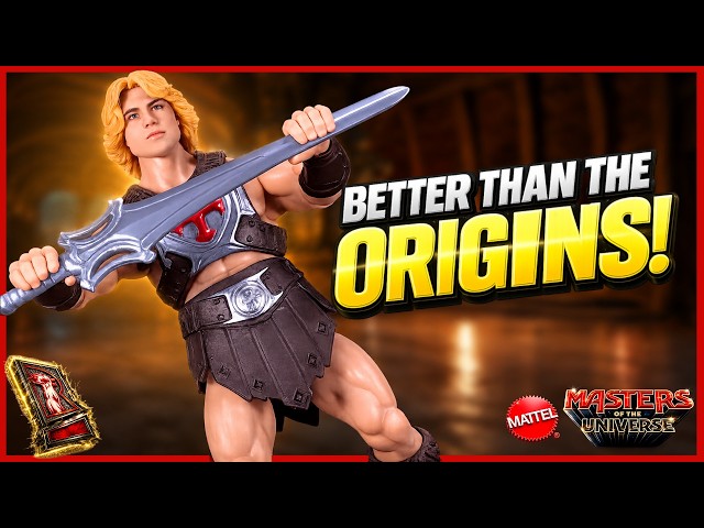 Vídeo relacionado con Masters of The Universe 2026 Mekaneck Figura de acción del heroico periscopio Humano de 13,97 cm, con 14 Puntos de articulación y Lanzador, JKH94