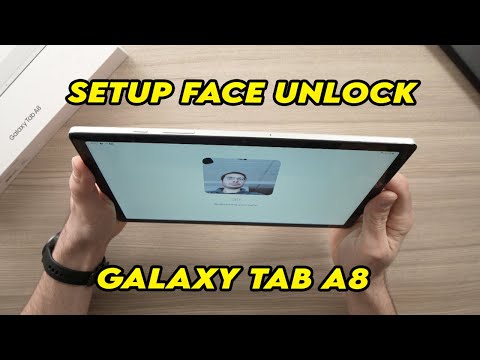 Samsung Galaxy Tab A8 (2022) : How to Setup Face Unlock
