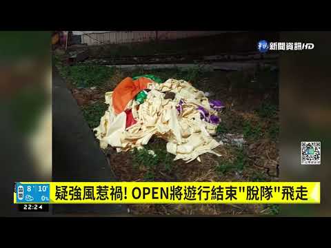 高雄大氣球遊行 明星OPEN將"叛逃"飛離尋獲