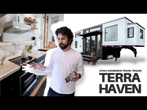 This Ultra Modern Tiny House Will Blow Your Mind (100% OFF GRID, SOLAR, FIREPLACE)