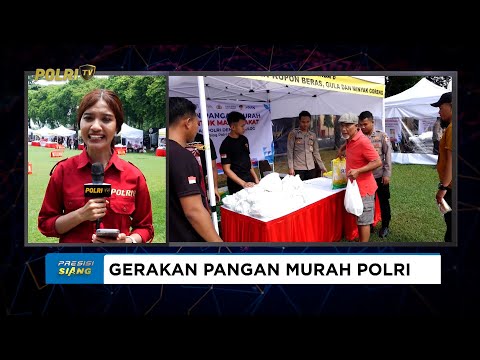 LIVE REPORT - RANGKAIAN GERAKAN PANGAN MURAH SLOG POLRI