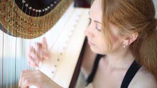Kathrin Butterfly - harp, "Clair de Lune" - Claude Debussy