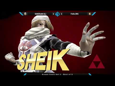 Gambit April Grand Finals - SAK|Saiki (Sheik) vs Felix (Fox)