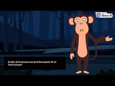 The Clever Monkey and the Timid Parrot