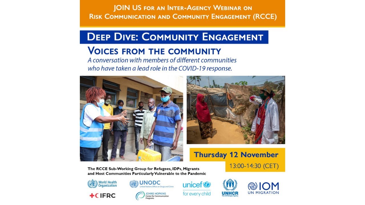 COVID-19 RCCE Deep Dive on Community Engagement - Voices from the Community
