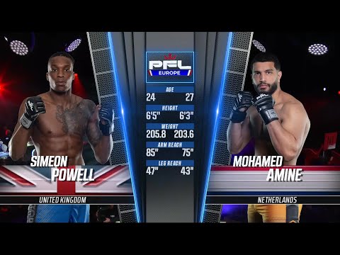 Simeon Powell vs Mohamed Amine full fight