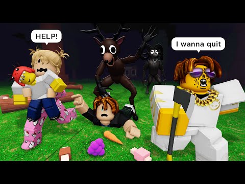 99 TIMES WE ALMOST RAGE QUIT... 🌲🐻 Roblox 99 NIGHTS IN THE FOREST Funny Moments