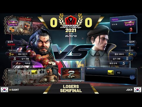 Saint (Ganryu) vs. JDCR (Dragunov/Armor King) - TOC 2021 Korea Masters: Losers Semi-Finals