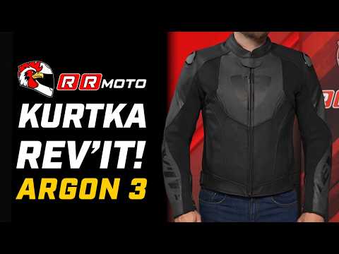 REVIT ARGON 3 _ sportowa kurtka motocyklowa z certyfikatem AAA