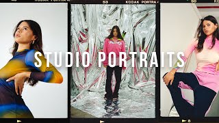 Behind the Scenes Natural Light Studio Portraits | RZ67 + Sony A7iii