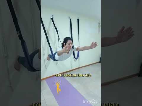 Yoga aéreo en San Benito Entre Ríos...✨Momento para soltar y enfocarte en el momento presente...