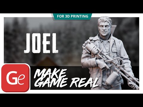 Joel 3D Printing Figurine | Make Game Real