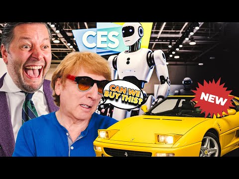 Producer Michael & I visit the CES 2026 and pick up MY NEW FERRARI!