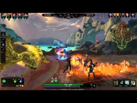 Smite PS4 Closed Alpha Conquest Gameplay: Artemis